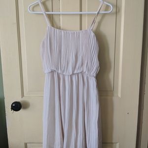 White flowy summer dress